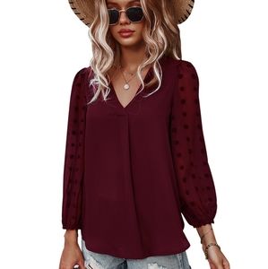 Red long sleeve shirt